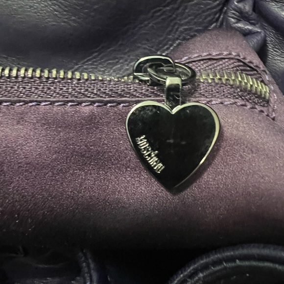 Moschino Purple Leather Tote Bag - Picture 9 of 17